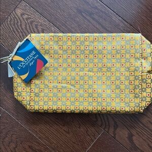 L'OCCITANE Vibrant Yellow Patterned Pouch